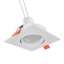 Faretto da incasso a soffitto KUN orientabile angolare + GU10 LED 450lm bianco