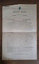 Irish Republican Press 1940s Bulletin Document 6 Counties Interest