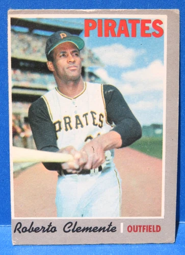1970 O-Pee-Chee Card #350, ROBERTO CLEMENTE, Pittsburgh Pirates, Mid-Grade*