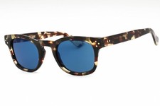 CUTLER AND GROSS CGSN138950 002 Sunglasses Tortoise Frame Blue Lenses 50mm