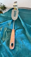 Androck Chrome Plated & Wood Handle Flexible Spatula Server VTG USA