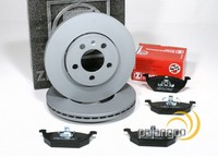 Zimmermann Bremsscheiben Ø 256 Mm + BremsbeläGe Vorne FüR Vw Polo [6R 6C]