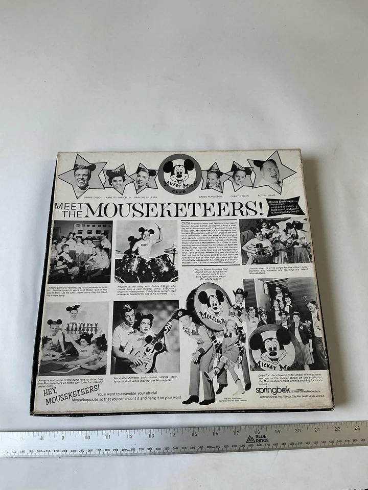 Vintage Springbok Mickey Mouse Club Mousekapuzzle 500+ Disney Jigsaw Puzzle - Image 3 of 4