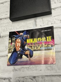 Ninja Gaiden II: The Dark Sword of Chaos (Nintendo NES) CIB Complete Tested VGC