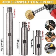 5/8-11 Thread Angle Grinder Extension Shaft Set Connecting Rotary Rod Car Polis