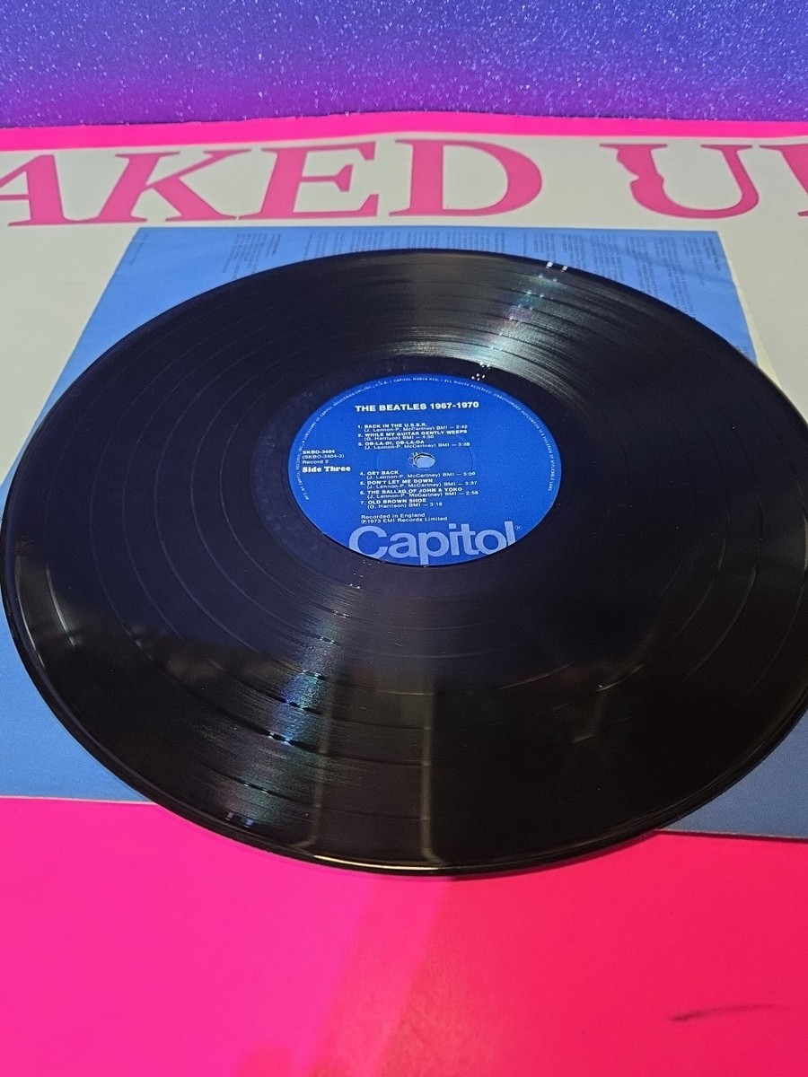 The Beatles 1967-1970 Blue 2 LP Album Set Apple SKBO 3404 1976 | eBay
