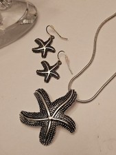 Starfish Necklace  Earring Set N - 3
