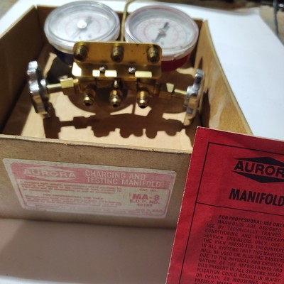 hvac Charging Testing Manifold M2-8 JB industries  r-22 r-12 r-502 new