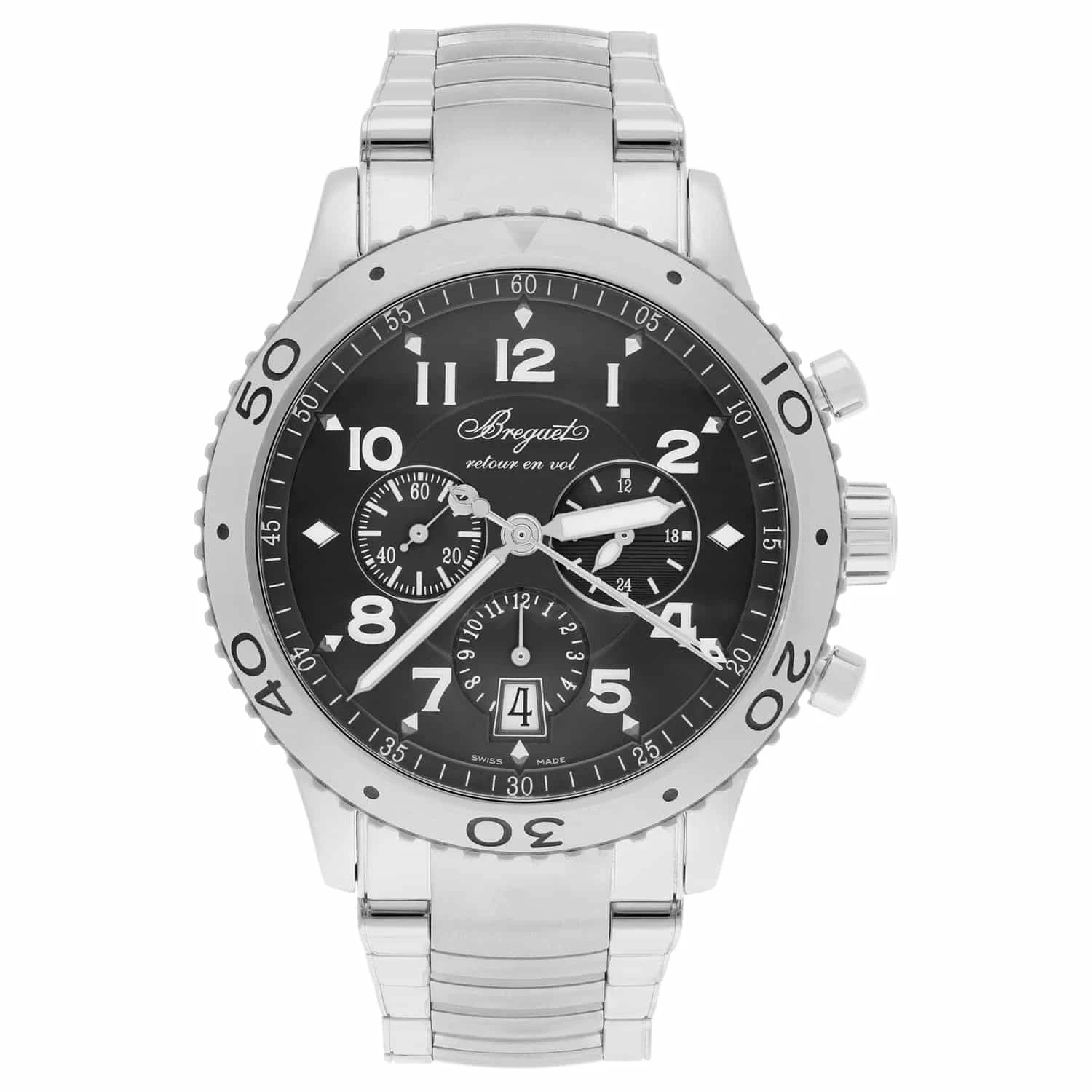 Breguet — Breguet Transatlantique Type XXI Flyback Chronograph 3810ST/92/SZ9 complete 2019