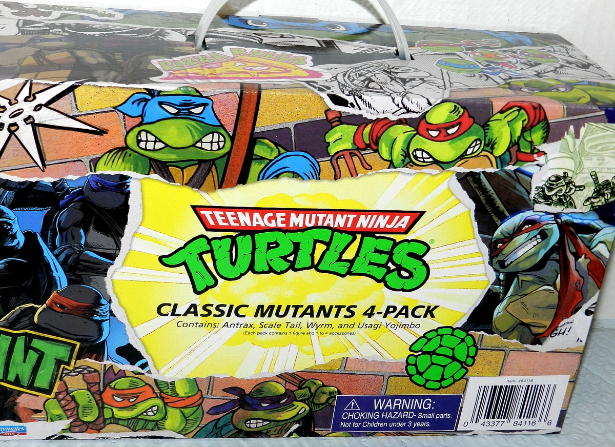 TEENAGE MUTANT NINJA TURTLES CLASSIC MUTANTS BOXED SET NEW SEALED
