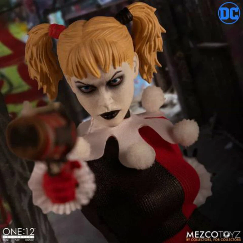 Figura 1/12 de Harley Quinn MEZCO TOYZ THE ONE:12 DC Comics nuevo juguete caliente en stock Foto 3 de 4
