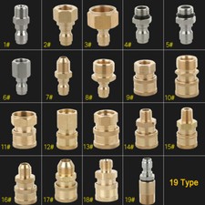 Quick Release Connector Coupler Fitting for High Pressure Washer Gun & Hose New