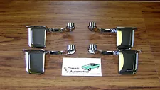 Door Handle Set 4-door Inside Chrome 59-67 Impala Cutlass Skylark Bonneville GP