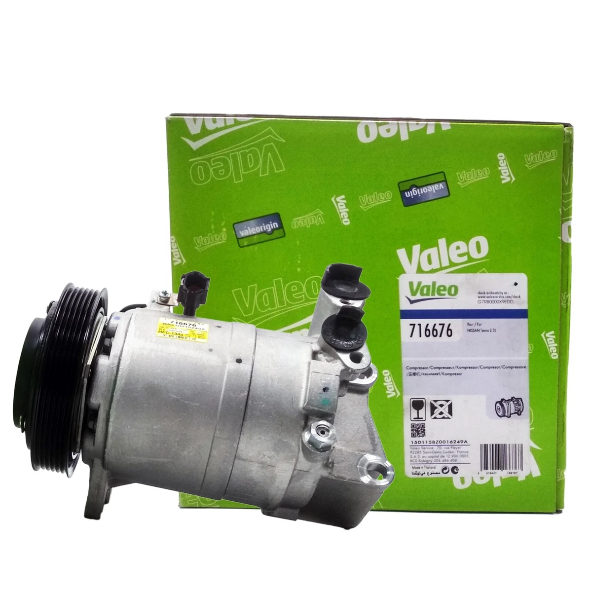VALEO 716676 Compressor Air Conditioning A C Assy FIT FOR NISSAN TEANA 2.3L