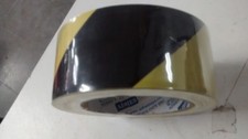 Yellow Black Warning adhesive CAUTION TAPE 1.89" x35 Yd 2"x105 ft hazard stage