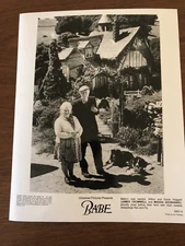 Babe 1995 Rare Vintage 8x10 Press Photo #1 - James Cromwell & Magda Szubanski