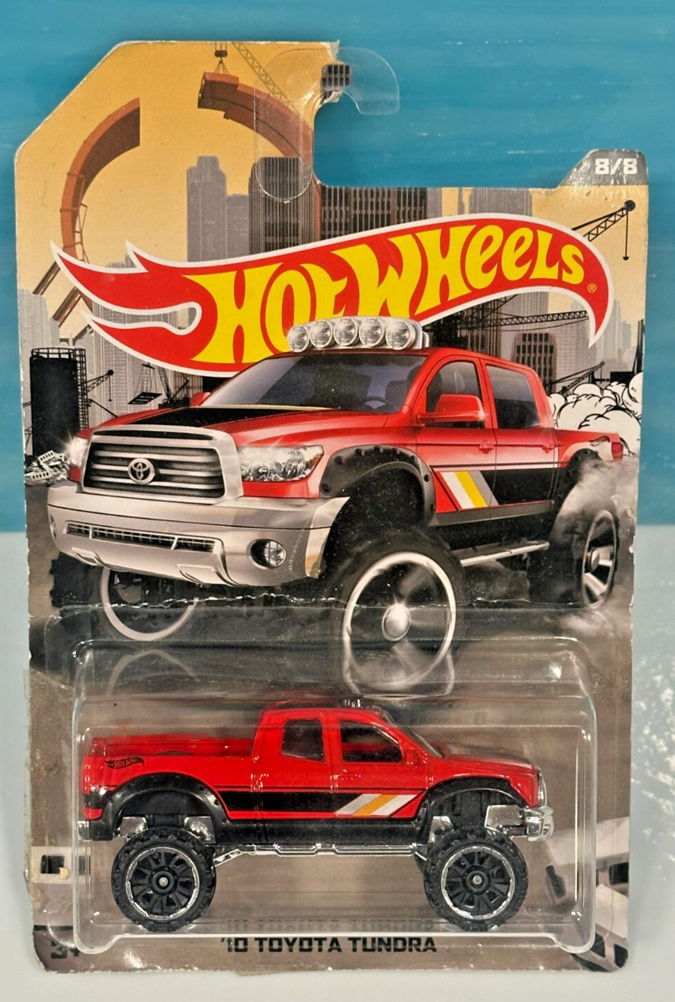 Hot Wheels 2010 Toyota Tundra 8/8 Factory Sealed Card Dated 2015