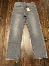 Levi's Premium Wedgie Straight Jeans, Women  s 27x28, Black, Brand New With Tags