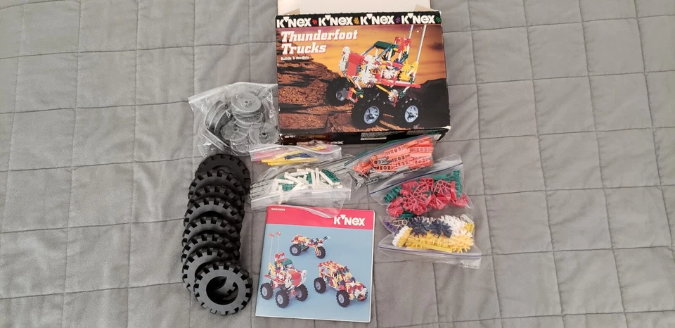 Camiones K'NEX Thunderfoot 12008 construir 3 modelos de Monster Truck STEM construcción divertida Foto 2 de 3