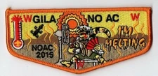 Boy Scout OA 378 Gila Lodge NOAC 2015 NO AC Flap