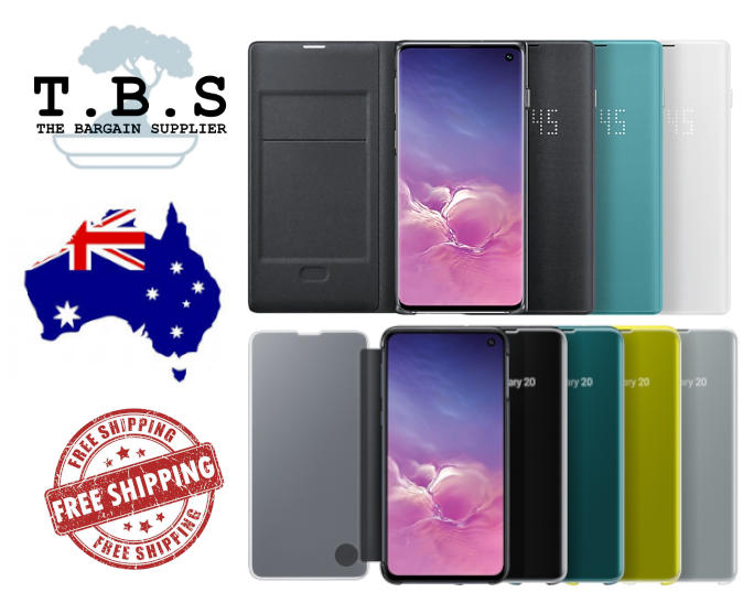 GENUINE Samsung Galaxy S10/S10+/S10e LED/Clear/Back View Cover Colors