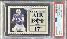 2022 Panini Certified JOSH ALLEN Certified Air SSP Case Hit PSA 9 Mint Foil