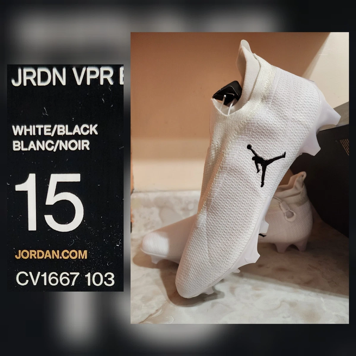 Jordan Vapor Edge Elite 360 Flyknit SMU White Black for Sale 