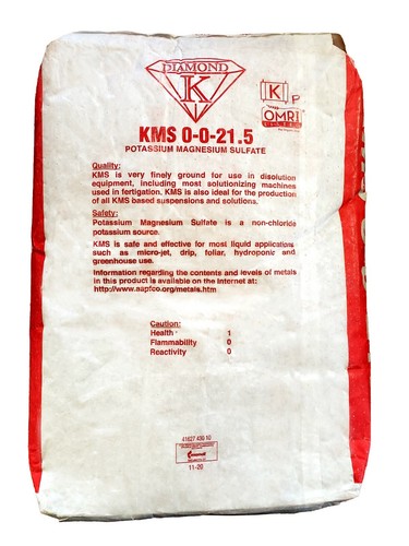 KMS Potassium Magnesium Sulfate 0-0-21.5 Sul-Po-Mag Organic Fertilizer Powder - Picture 2 of 2