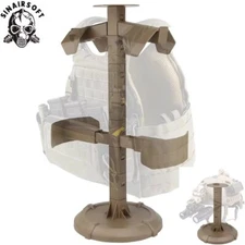 Detachable Tactical Helmet Vest Stand Plate Carrier Hanger Display Rack Support
