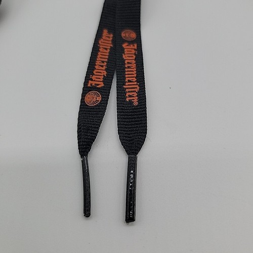 Lacci per scarpe Jagermeister - neri con scritta arancione - lacci per scarpe Jager 1 paio - Foto 5 di 6