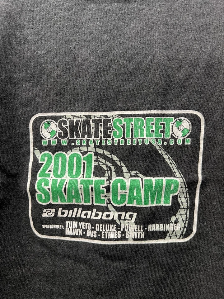 Camiseta Billabong Vintage 2001 Skate Camp Juvenil Niño Camiseta (Ver Medidas) Foto 2 de 4