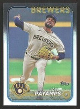 2024 Topps Update #US153 Joel Payamps RAINBOW FOIL Milwaukee Brewers