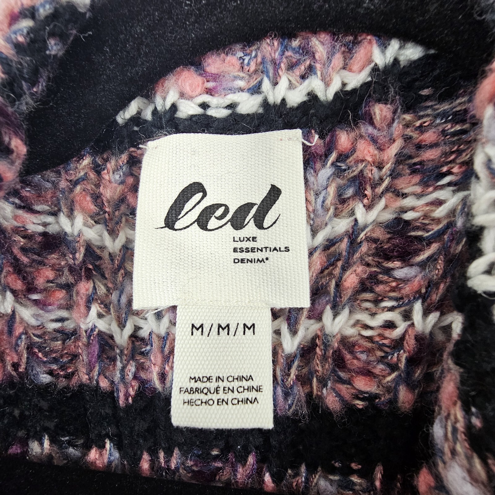 LED Luxe Essentials Maternity Sweater Cardigan Me… - image 3