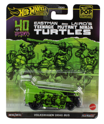 Volkswagen Drag Bus Teenage Mutant Ninja Turtles 1:64 Hot Wheels