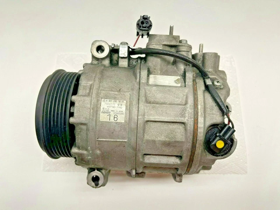 Compressor AC A/C para 2003 2004 2005 Mercedes CLK500 S500 E500 A0012301611 - Imagem 2 de 4