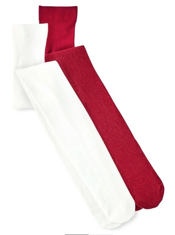 Nuevo con etiquetas Conjunto de 2 medias metálicas vestido a cuadros Gymboree talla 7 Holiday Traditions 2022  Foto 4 de 4