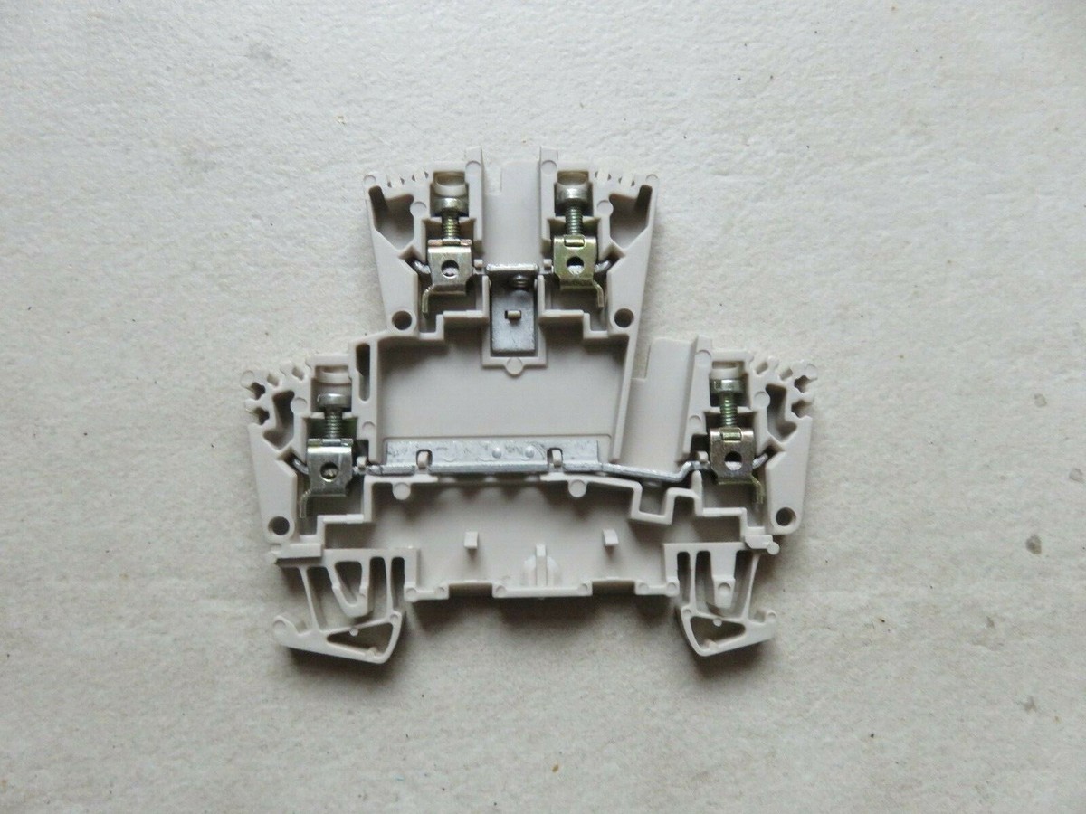100 Stück Weidmüller WDK 2.5 Doppelstockklemme – Schraubanschluss, 2,5 Mm², Made In Germany
