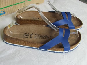ladies blue sandals uk