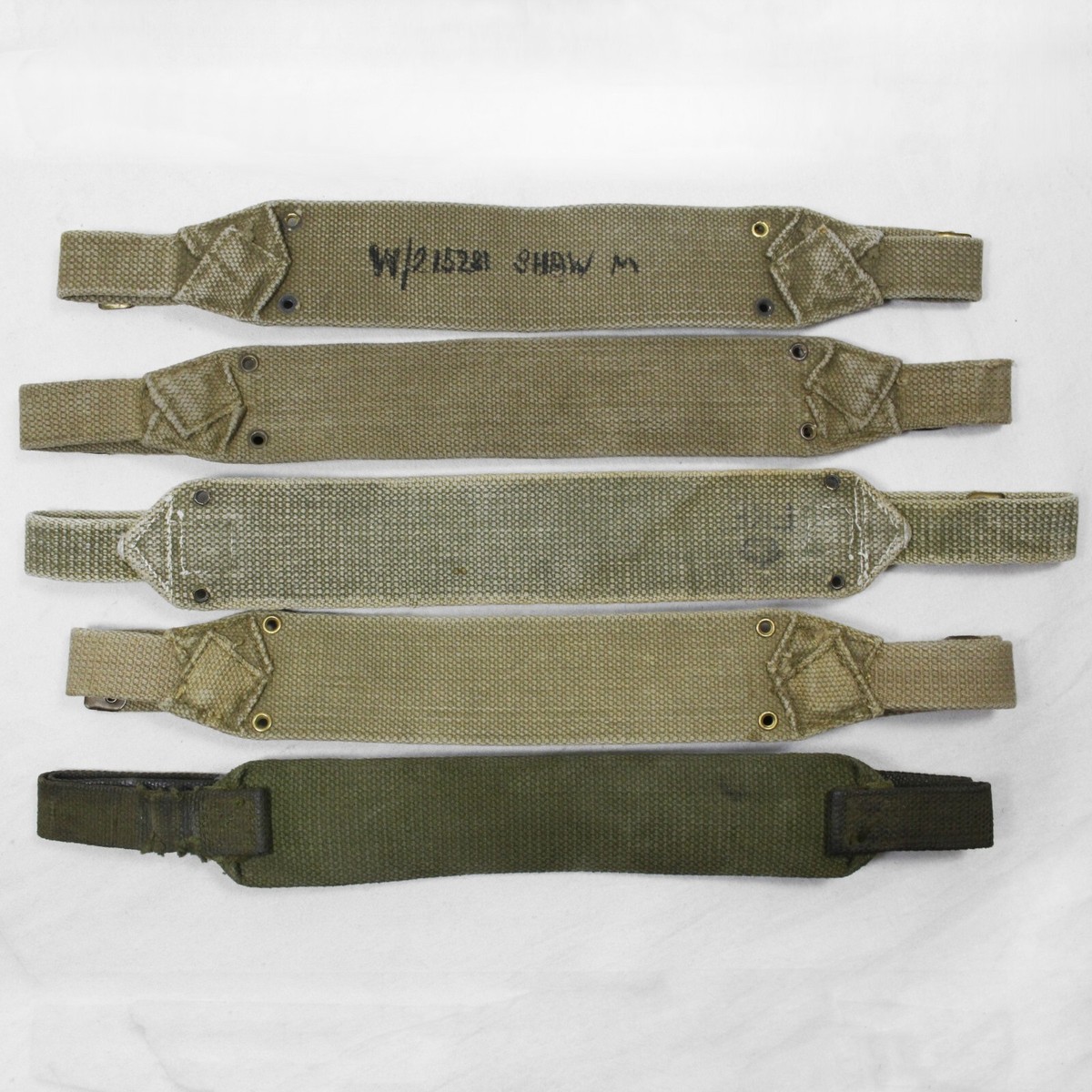 WW2 Original British 37 Pattern Cross Straps Pair Canvas