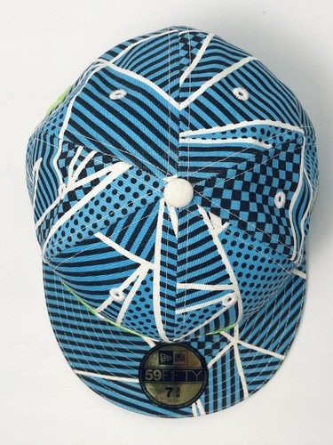 Forum Recon New Era Fitted Hat Cap 7 3/8 59 Fifty Snowboarding Skate Blue RARE - Picture 16 of 16