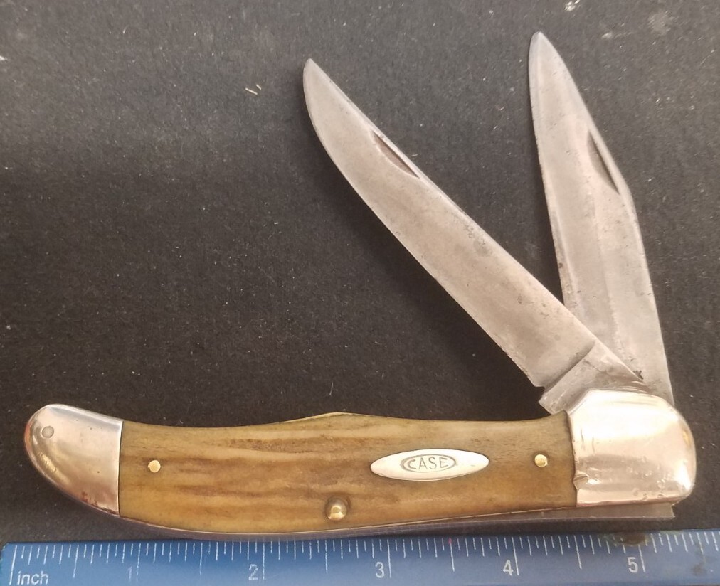 Case XX 5265 SAB Folding Hunter Knife, 1965-1969, Stag Handles
