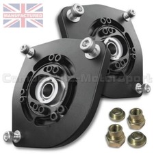 FITS RENAULT CLIO 3 ADJUSTABLE FRONT SUSPENSION TOP MOUNT BLUE/BLACK (PAIR)