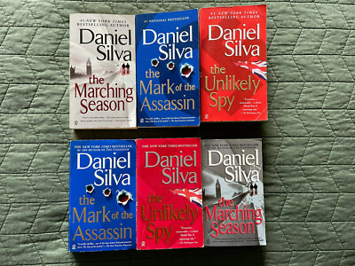 DANIEL SILVA 3 book SET 2 in the MICHAEL OSBOURNE series, 1 NOVEL Paperback LOT 