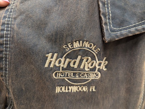 Vintage Seminole Hard Rock Hotel & Casino - Hollywood Florida Jacket, Size: L - Picture 6 of 8