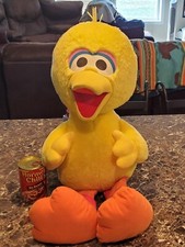 Vintage Big Bird Plush Sesame Street Tyco 1996 27 Yellow No Stains Or Rips