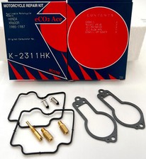 HONDA XR600R XR600 KEYSTER CARBURETOR CARB REBUILD REPAIR KIT 1985 - 1987