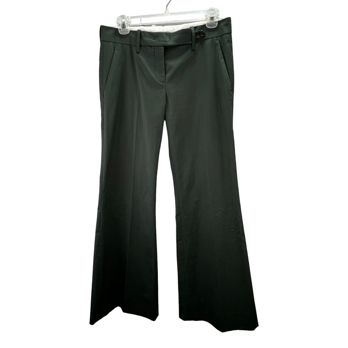 Prada Wide Leg Pants Forest Green size 40 US 4 Women 30 in Waist