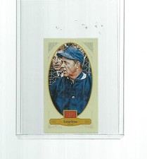 2012 PANINI GOLDEN AGE MINI BROAD LEAF CIGARETTES BROWN BACK BURLEIGH GRIMES #19