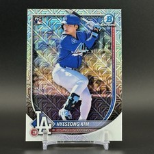 2025 Bowman Chrome Mega Hyeseong Kim RC Mojo Refractor #2 Rookie Dodgers