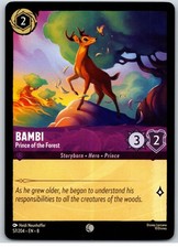 57 Bambi - Prince of the Forest - Amethyst 2025 Disney Lorcana Reign of Jafar